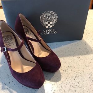 Vince Camuto Suede Platform Heels